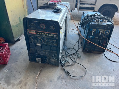 Lincoln Electric Vantage 300 300 A Skid-Mounted Multi-Process معدة لحام بمحرك