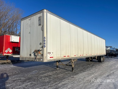 2012 Wabash 53 ft x 102 in T/A Van Trailer