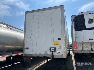 2013 Wabash DVCVHPC 53 ft x 102 in T/A Van Trailer