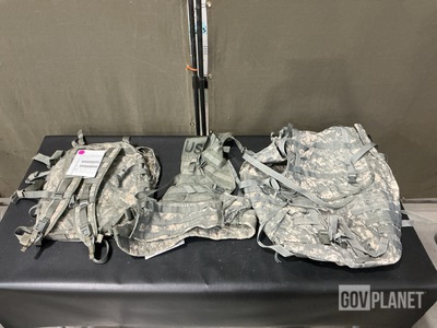 (15) Large Field Pack Rucksacks, (65) Fighting Load Carriers & Assorted Items