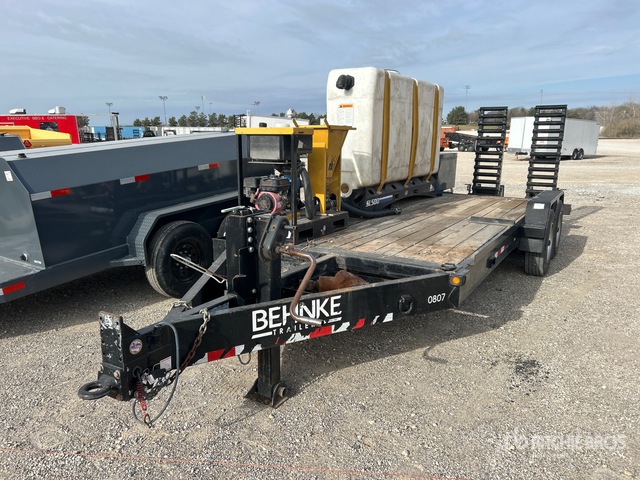 2022 Behnke 19 ft T/A Equipment Trailer