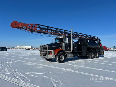 2001 Kenworth T800 6x4 Flushby/Rod Rig Cysterna samochodowa