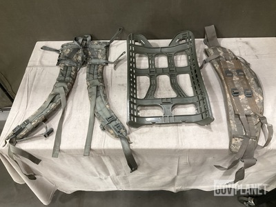 (258) Frames, (212) Molded Waist Belts & (164) Shoulder Straps