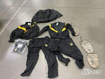 (17) Physical Fitness Jackets, (90) Entrenching Tool Carriers & Assorted Items