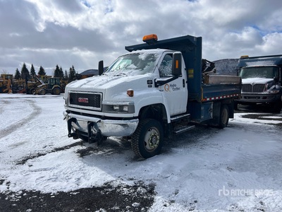 2008 GMC C5500 4x4 Snow Plow Truck (Inoperable)
