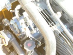 Engine with A/C Compressor