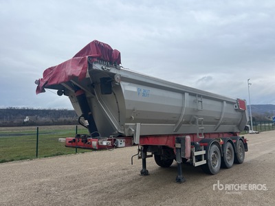 2019 LOUAULT Tri/A Semi-Remorque Benne 3 Essieux مقطورة للتفريغ الخلفي