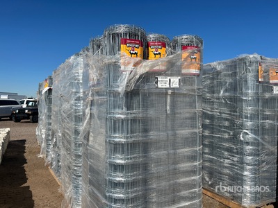 Quantity of (3) Pallets of 10.5-12.75 6 in 20 Rod Field Fence