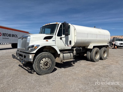 2015 International 7400 6x4 Water Truck