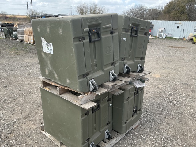 (4) Hardigg Mobile Office Field Desks