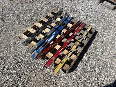 Quantity of (6) 4 ft Levels