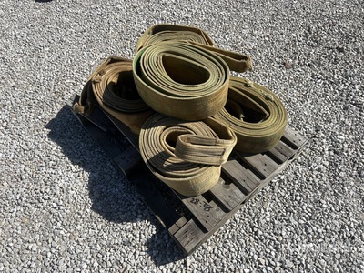 Quantity of (5) 6 in x 24 ft Pipe Choker Sling
