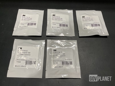 (1,000) 3M 8100-Y1K-S Yellow Boot Hot Melt Connectors