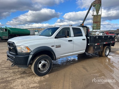 2016 Ram 4500 4x2 Crew Cab Flatbed Truck