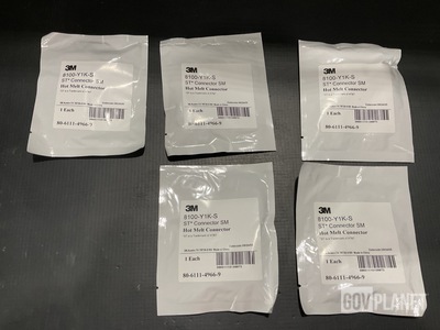 (638) 3M 8100-Y1K-S Yellow Boot Hot Melt Connectors
