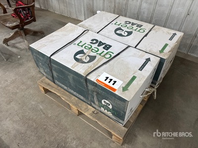 Quantity of (2) Green Bag 10 ft X 250 ft Grain Bag