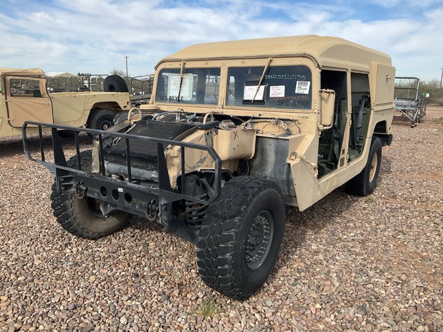 2008 AM General M1097R1 HMMWV 4 Door Hard Top w/Helmet Top