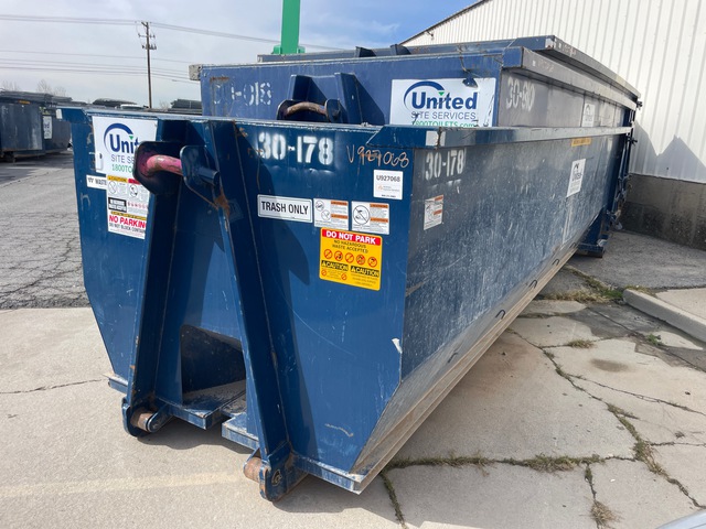 Quantity of (3) 30 cu yd Roll-Off Container