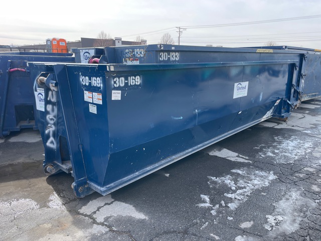 Quantity of (2) 30 cu yd Roll-Off Container