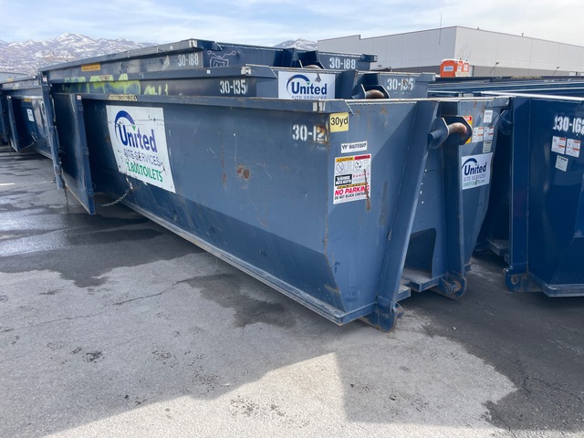 Quantity of (3) 30 cu yd Roll-Off Container