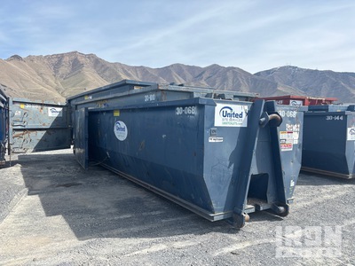 Quantity of (3) 22 ft 30 cyd Roll-Off Containers