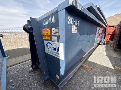 Quantity of (3) 22 ft 30 cyd Roll-Off Containers