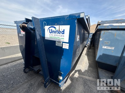 Quantity of (3) 22 ft 30 cyd Roll-Off Containers