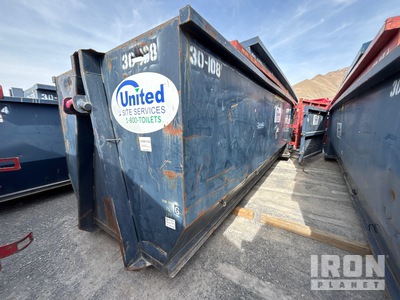 Quantity of (3) 22 ft 30 cyd Roll-Off Containers