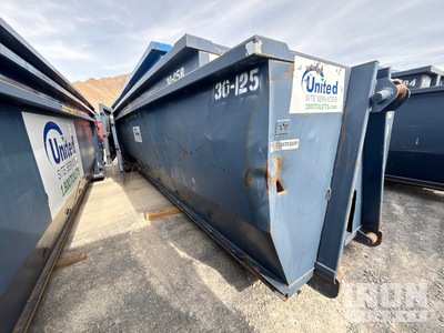 Quantity of (3) 22 ft 30 cyd Roll-Off Containers