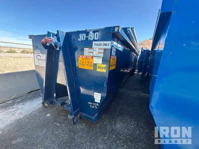 Quantity of (3) 22 ft 30 cyd Contenedor de rodillo