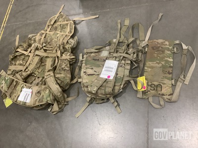 (113) Hydration System Carriers, (17) Field Packs & Assorted Items