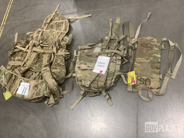 (113) Hydration System Carriers, (17) Field Packs & Assorted Items