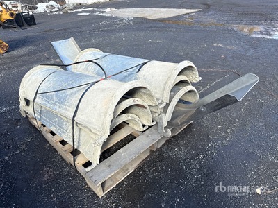 Quantity of (7) Mixer Truck chutes & Mack Truck Bumper Divers