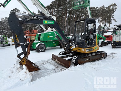 2018 John Deere 50G حفارة صغيرة