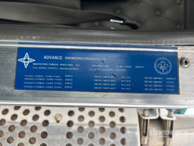 2005 Westech on 2006 Kenworth T800 8x6 Camion-citerne à vide