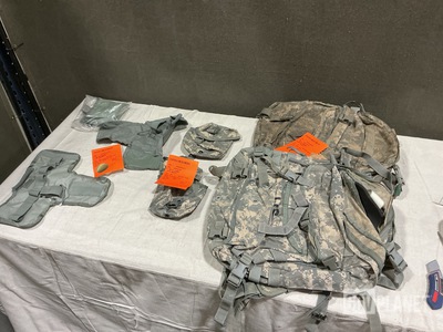 (14) Assault Packs, (564) Universal First Aid Poches & Assorted Items