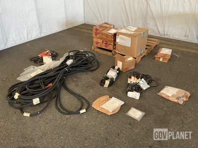 (12) Spindles, (3) Cylinder Assemblies, (7) Mounts & Assorted Items