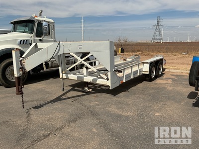 1986 Belshe 18.6 ft T/A Gooseneck Remorque pour équipement