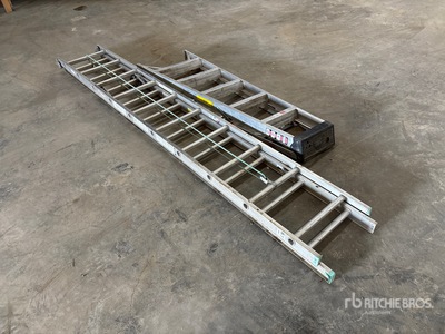 Quantity of (2) Aluminum Ladder