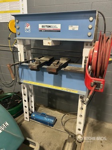 OTC 55 Ton Hydraulic Press w/ Accessories