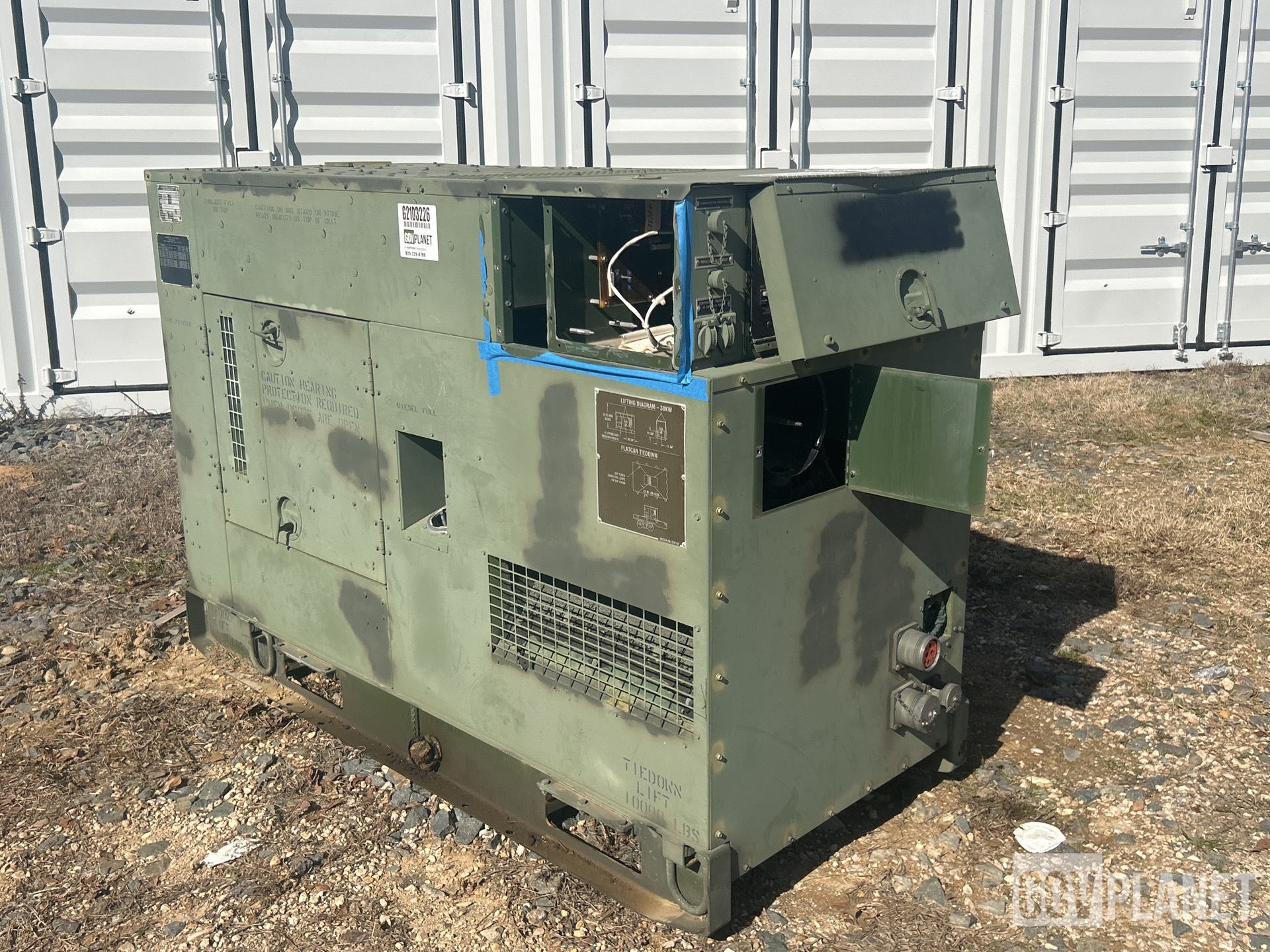 メル30077ページ Surplus 2004 L3 MEP-805B 30kW Generator Set in Hooks, Texas