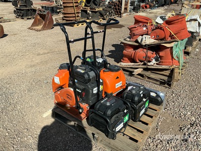 Quantity of (1) Plate Compactor, (1) Battery Charger & (2) Batteries أدوات يدوية متنوعة