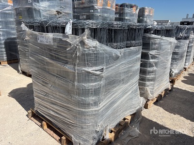 Quantity of (3) Pallets of 10.5-12.75 6 in 47 in 20 Field Clôture