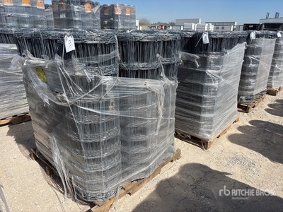 Quantity of (3) Pallets of 10.5-12.75 6 in 47 in 20 Rod Fencing
