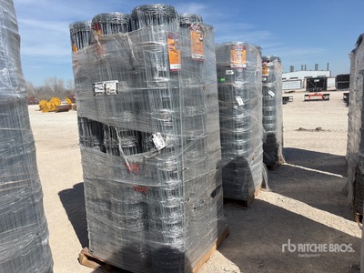 Quantity of (3) Pallets of 1C 12.5-12.5 6 in 78 in 20 Rod Field Fencing