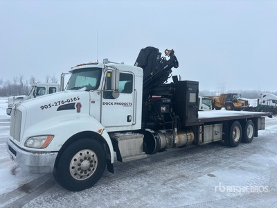 2015 Hiab XS 144 HIDUO 4500 lb Knuckle Boom on 2016 Kenworth T370 6x4 Camion à flèche