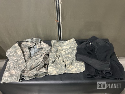 (1) Cold Weather Parka, (44) Pairs of Cold Weather Trousers & Assorted Items