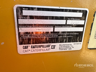 2016 Cat TL943D Telehandler