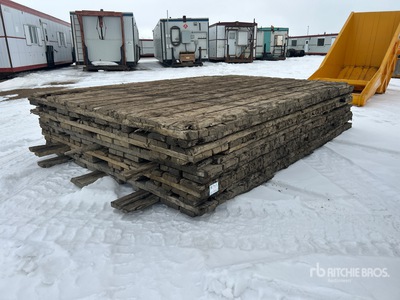 Quantity of (5) 8 ft x 12 ft Access Mats