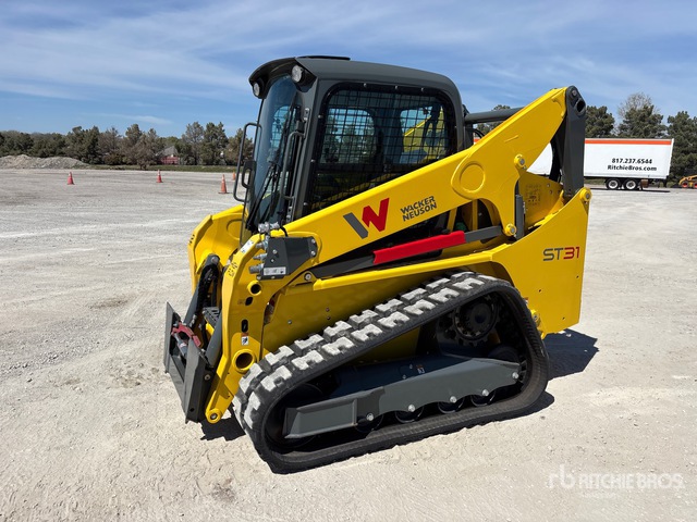 2023 Wacker Neuson ST31 Two-Speed High Flow Compact Track Loader (Unused)